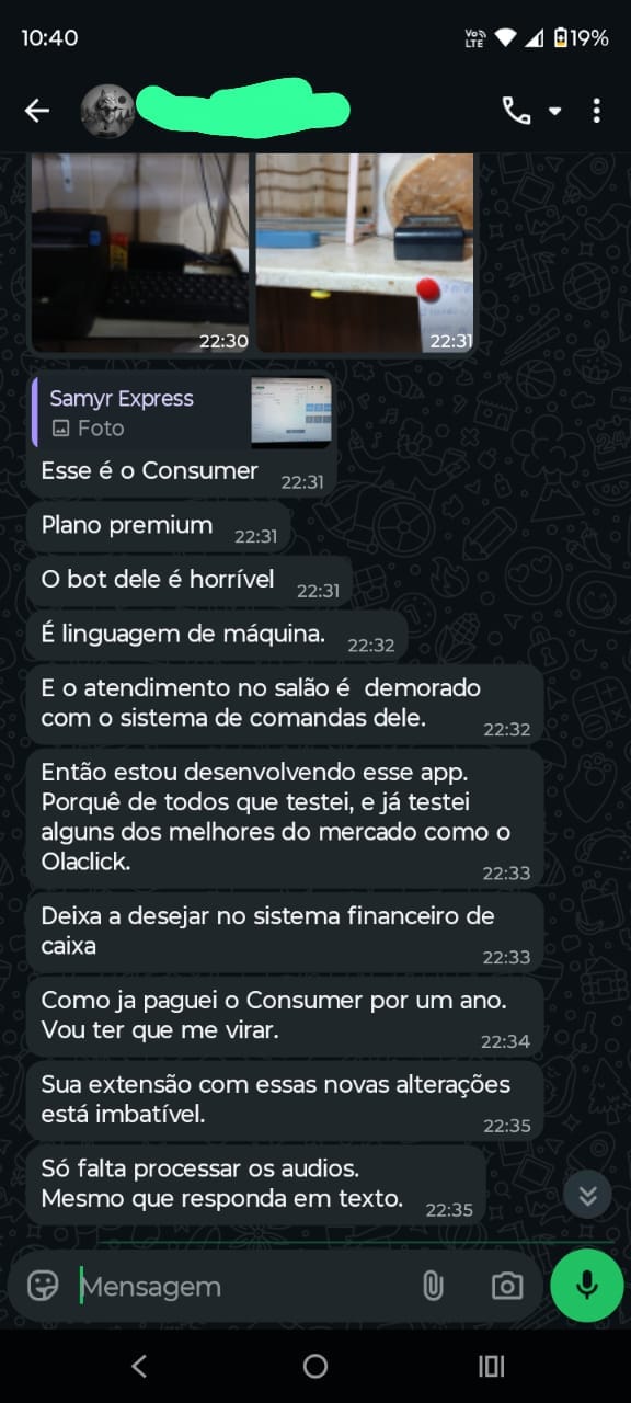 Depoimento de cliente satisfeito usando a Focry 6