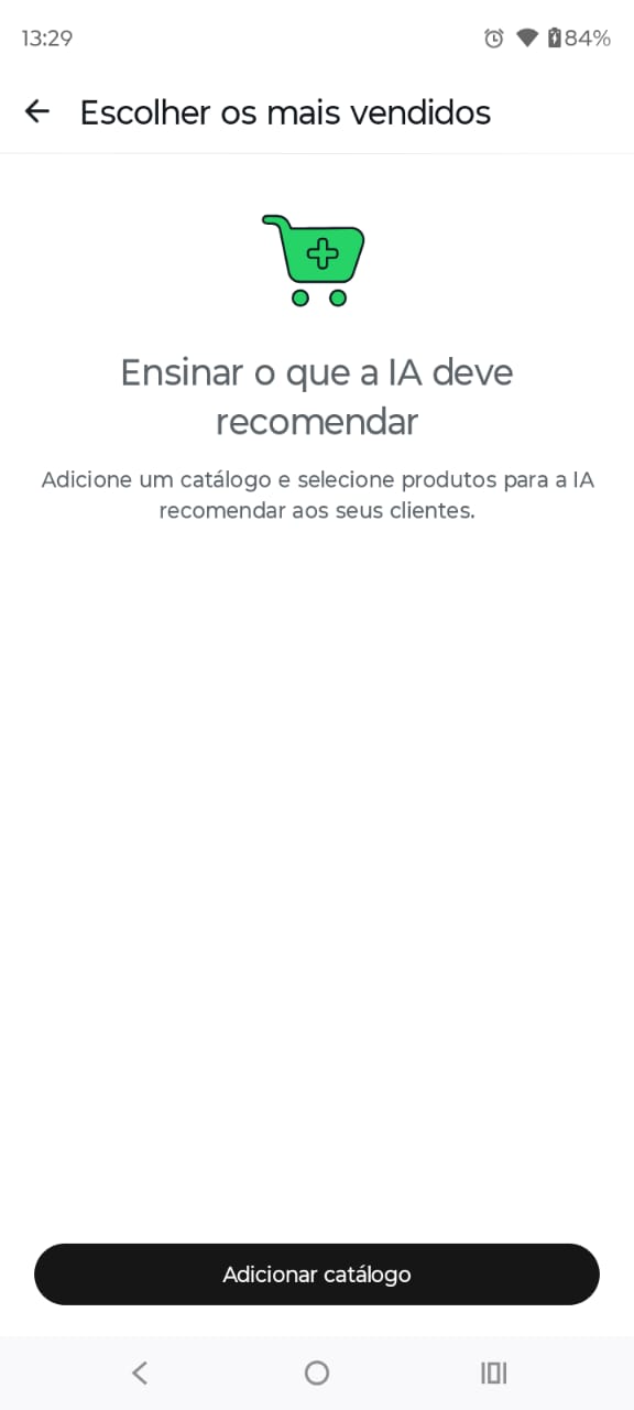 Passo 5 - Escolher os mais vendidos para a IA recomendar